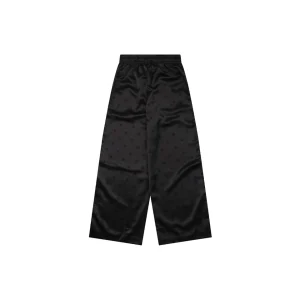 Adidas Trefoil Polka Dot Wide-Leg Track Pants Black Back view