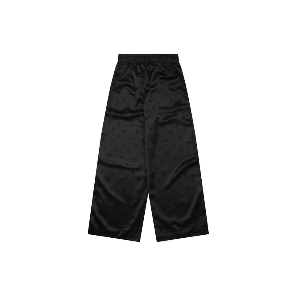 Adidas Trefoil Polka Dot Wide-Leg Track Pants Black Back view