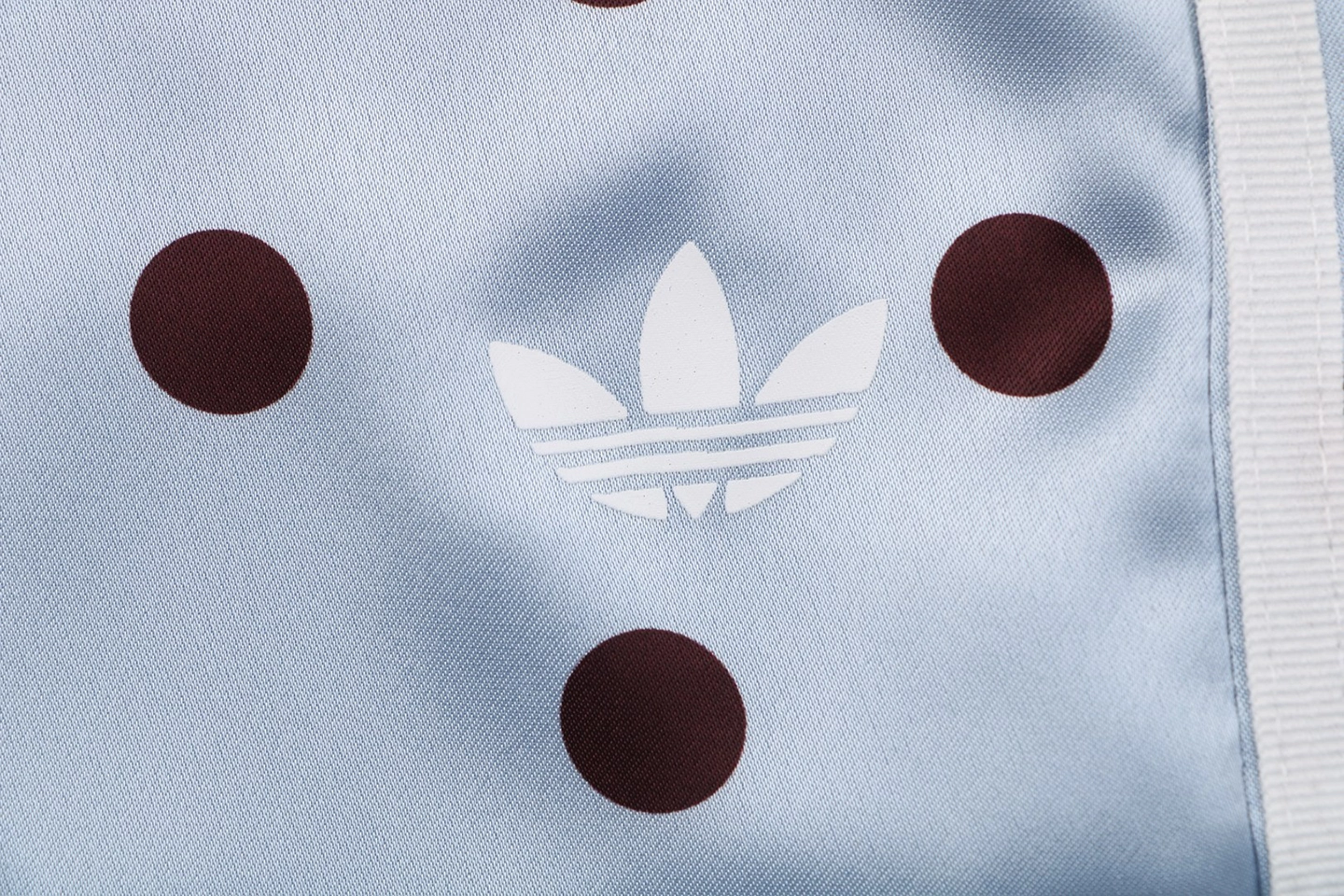 Adidas Trefoil Polka Dot Wide-Leg Track Pants Blue Brand