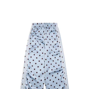 Adidas Trefoil Polka Dot Wide-Leg Track Pants Blue