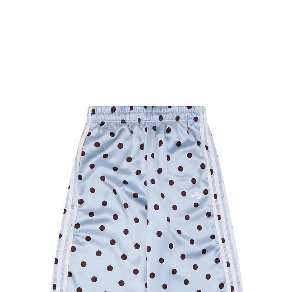 Adidas Trefoil Polka Dot Wide-Leg Track Pants Blue