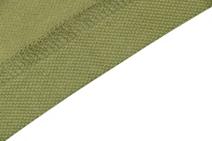 Ami Black Heart Embroidered Polo T-Shirt Green
