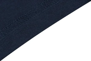 Ami Black Heart Embroidered Polo T-Shirt Navy