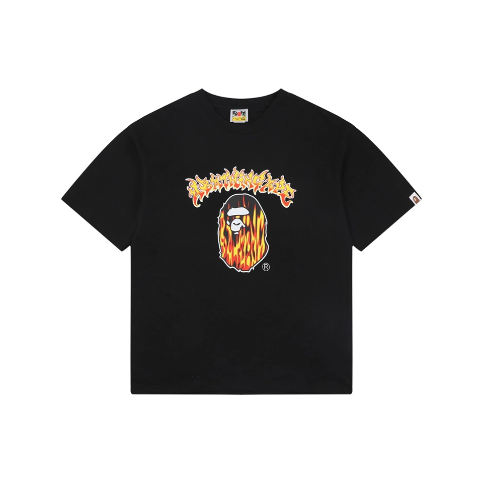 BAPE Flame Ape Head Graphic T-Shirt Front view