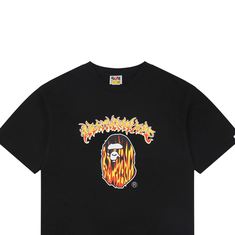 BAPE Flame Ape Head Graphic T-Shirt