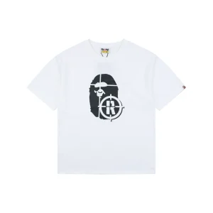 BAPE Target Ape Head Graphic T-Shirt White Front view