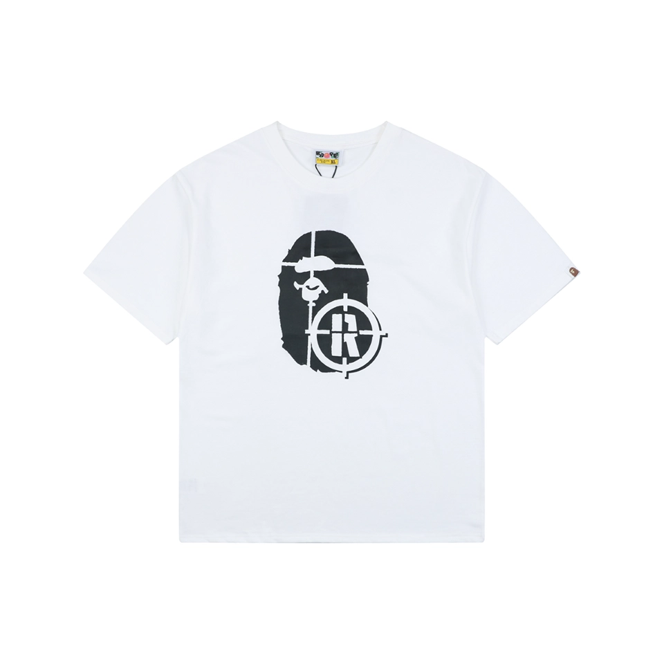 BAPE Target Ape Head Graphic T-Shirt White Front view