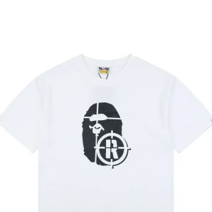 BAPE Target Ape Head Graphic T-Shirt White