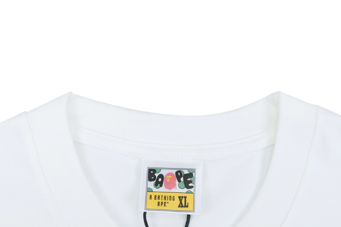BAPE Target Ape Head Graphic T-Shirt White Collar