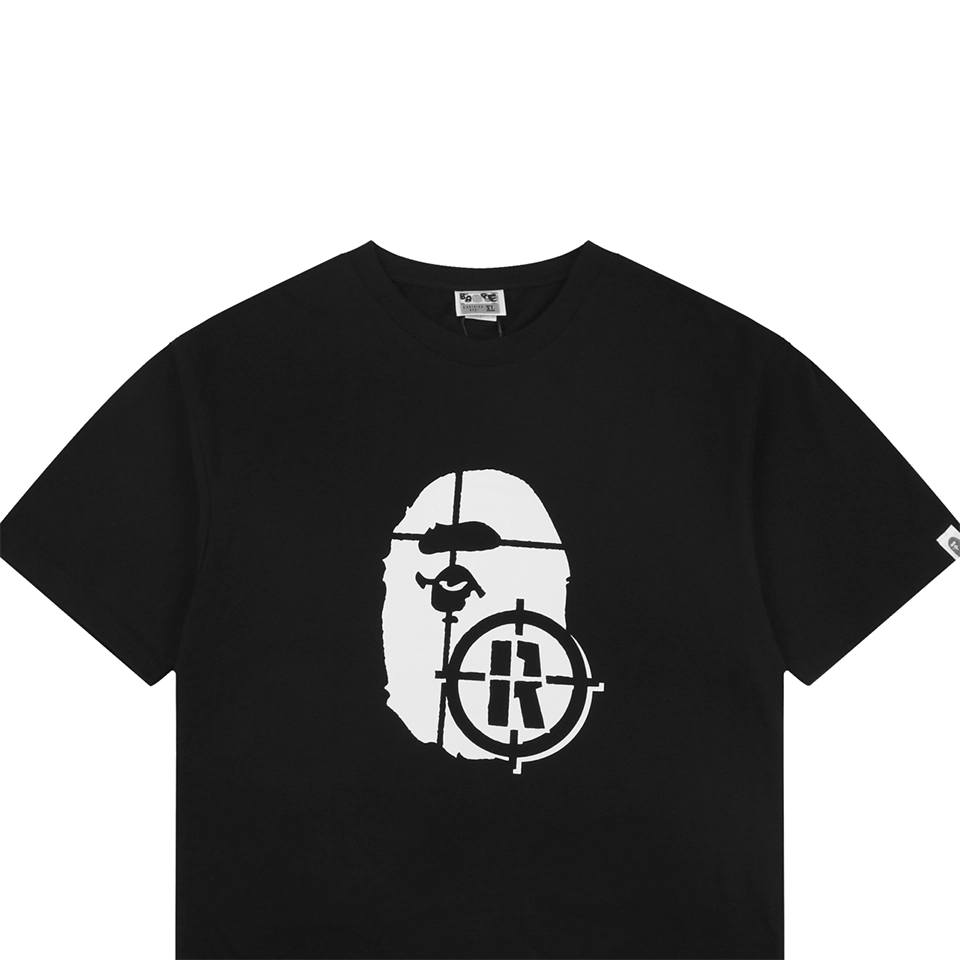 BAPE Target Ape Head Graphic T-Shirt Black