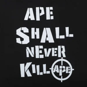 BAPE Target Ape Head Graphic T-Shirt Black Back Print
