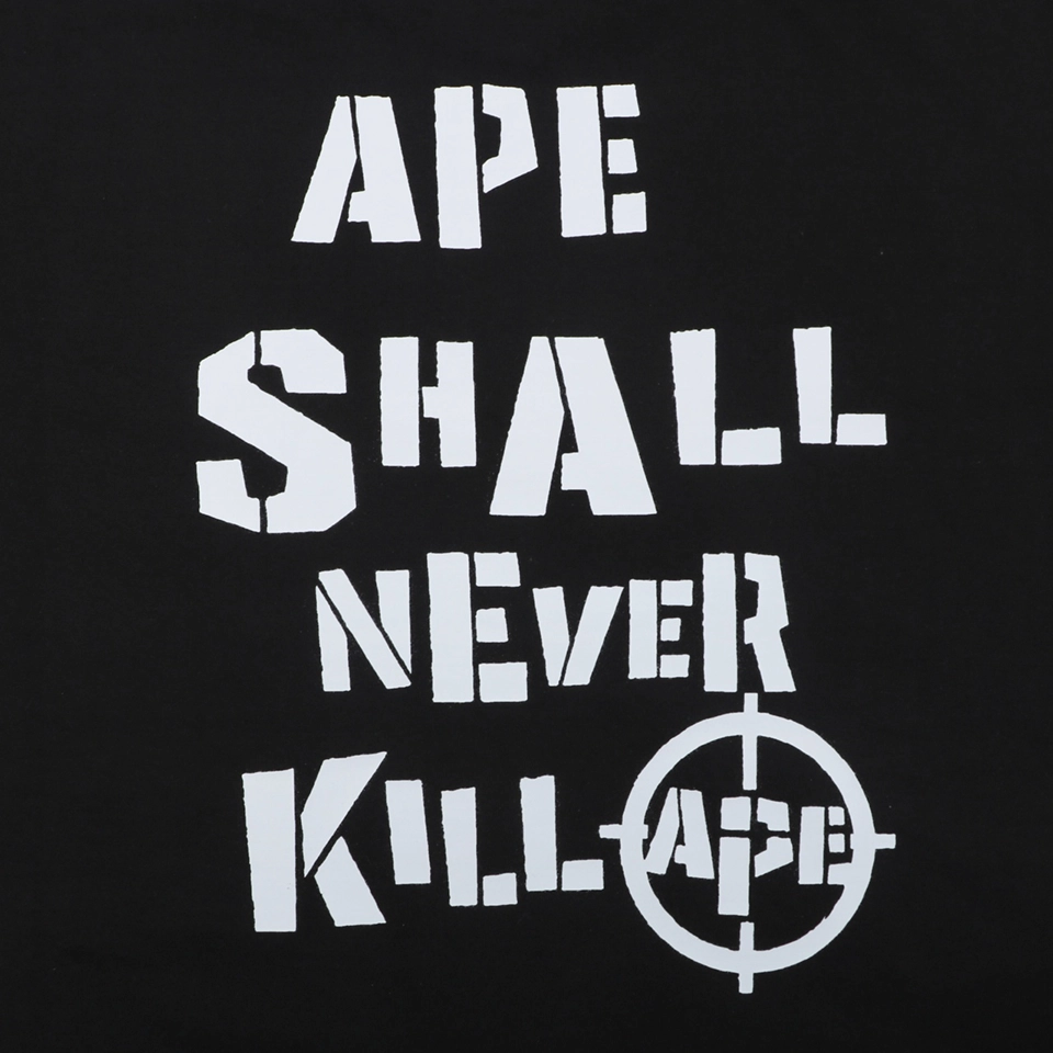 BAPE Target Ape Head Graphic T-Shirt Black Back Print