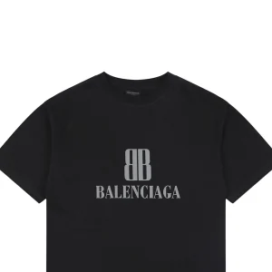 Balenciaga BB Logo Graphic T-Shirt
