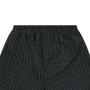 Balenciaga BB Logo Plaid Shorts