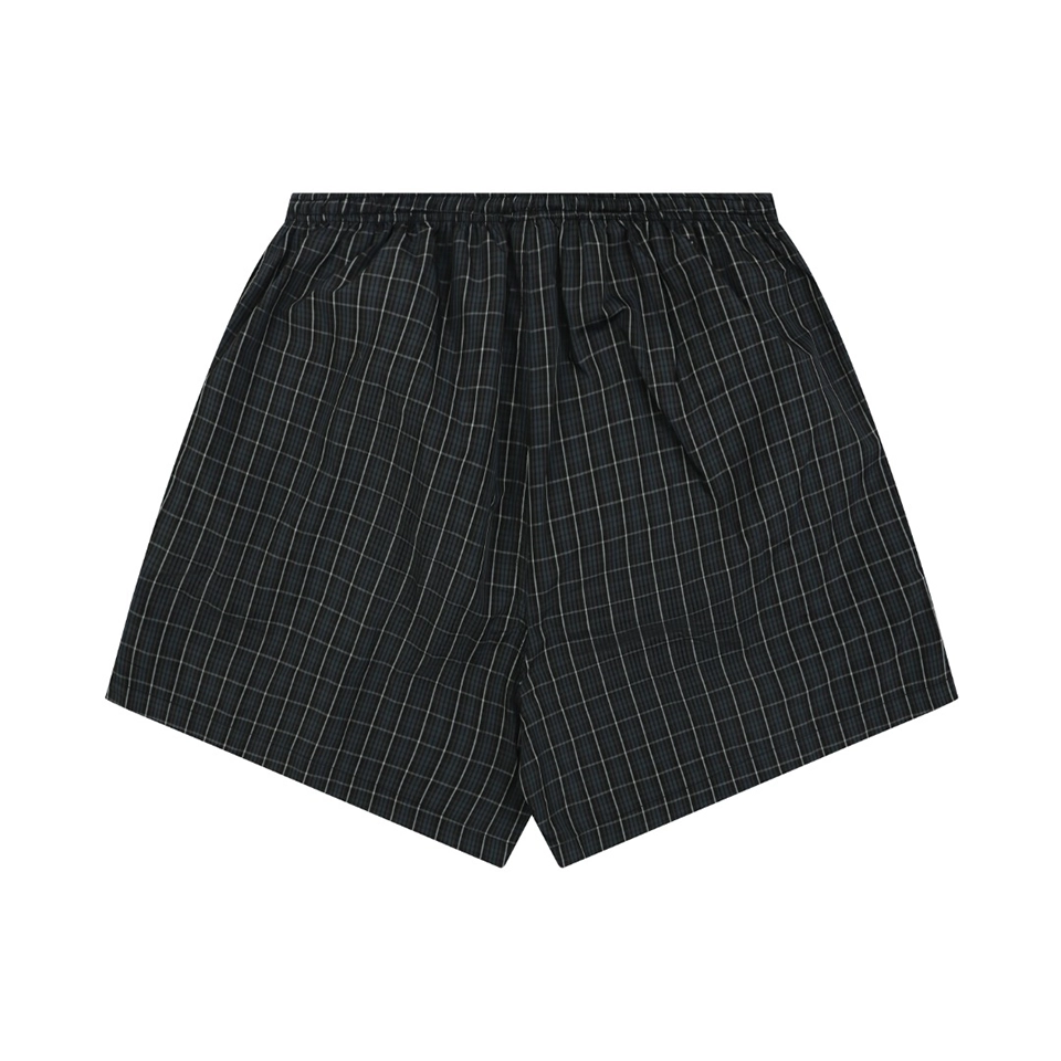 Balenciaga BB Logo Plaid Shorts Back view