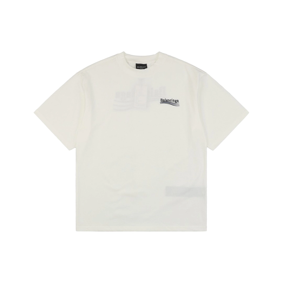 Balenciaga Coca-Cola Logo Embroidery T-Shirt Front view