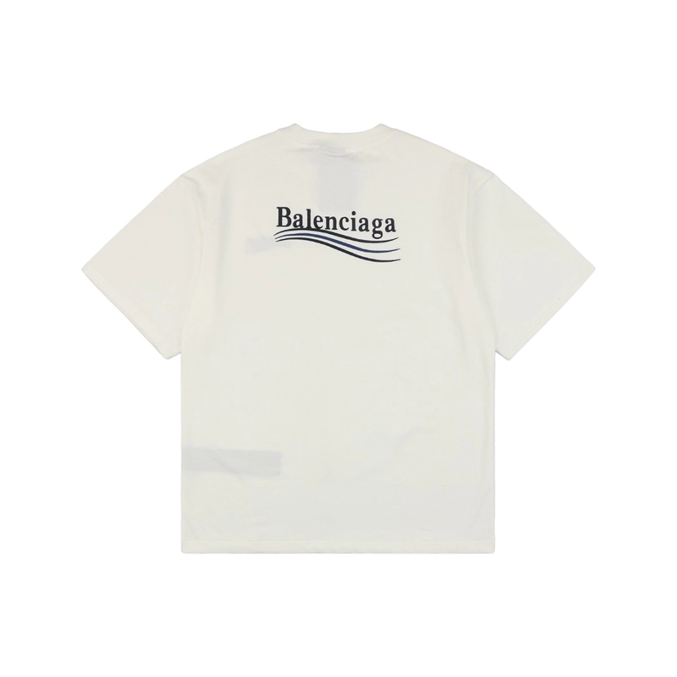 Balenciaga Coca-Cola Logo Embroidery T-Shirt Back view