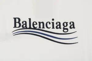 Balenciaga Coca-Cola Logo Embroidery T-Shirt Brand label