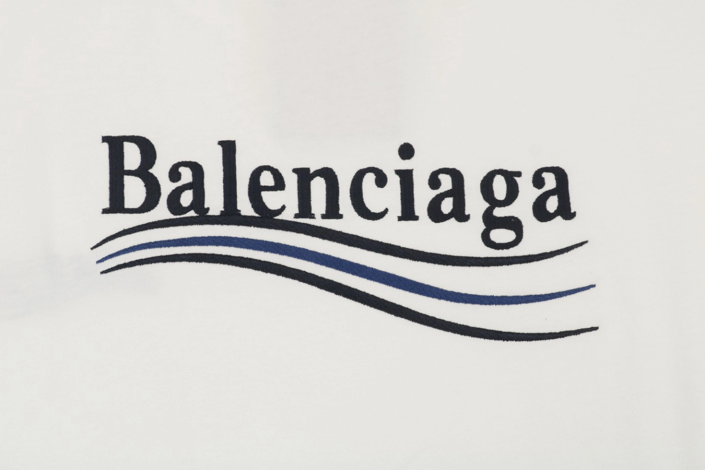 Balenciaga Coca-Cola Logo Embroidery T-Shirt Brand label