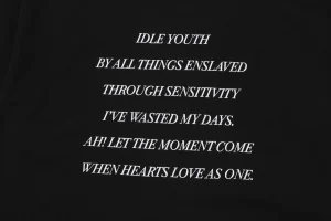 Balenciaga Faded Carnation Graphic T-Shirt Back Print