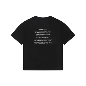 Balenciaga Faded Carnation Graphic T-Shirt Back view