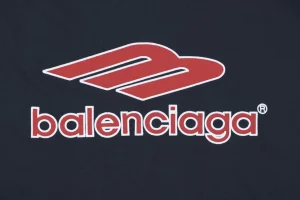 Balenciaga Football Logo Jersey T-Shirt Red Brand