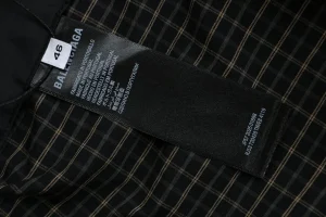 Balenciaga Mini Check Relaxed Shorts Wash label