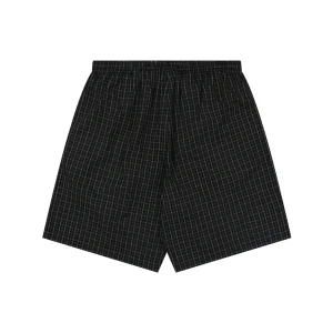 Balenciaga Mini Check Relaxed Shorts Back view