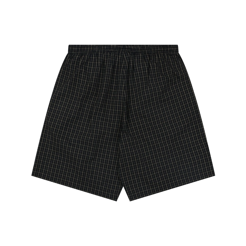 Balenciaga Mini Check Relaxed Shorts Back view
