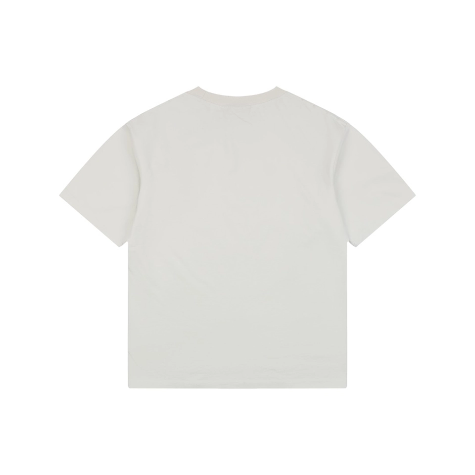 Balenciaga Mirror Logo Paris T-Shirt Grey Back view
