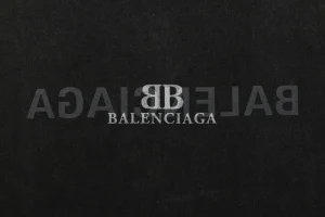 Balenciaga Mirror Logo Paris T-Shirt Black Front Print