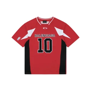 Balenciaga NBA Logo 10 Color Block T-Shirt Front view