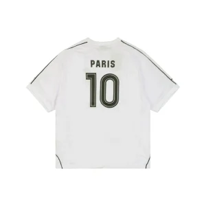 Balenciaga Paris 10 Football Jersey T-Shirt White Back view