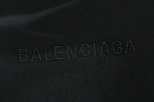 Balenciaga Paris Logo Cat Whisker Denim Shorts Brand