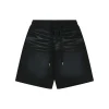 Blcg Paris Logo Cat Whisker Denim Shorts