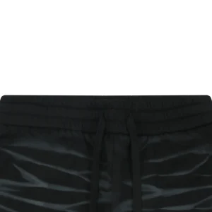 Balenciaga Paris Logo Cat Whisker Denim Shorts