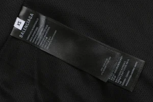 Balenciaga Reflective Trim Woven Wide-Leg Pants Wash label