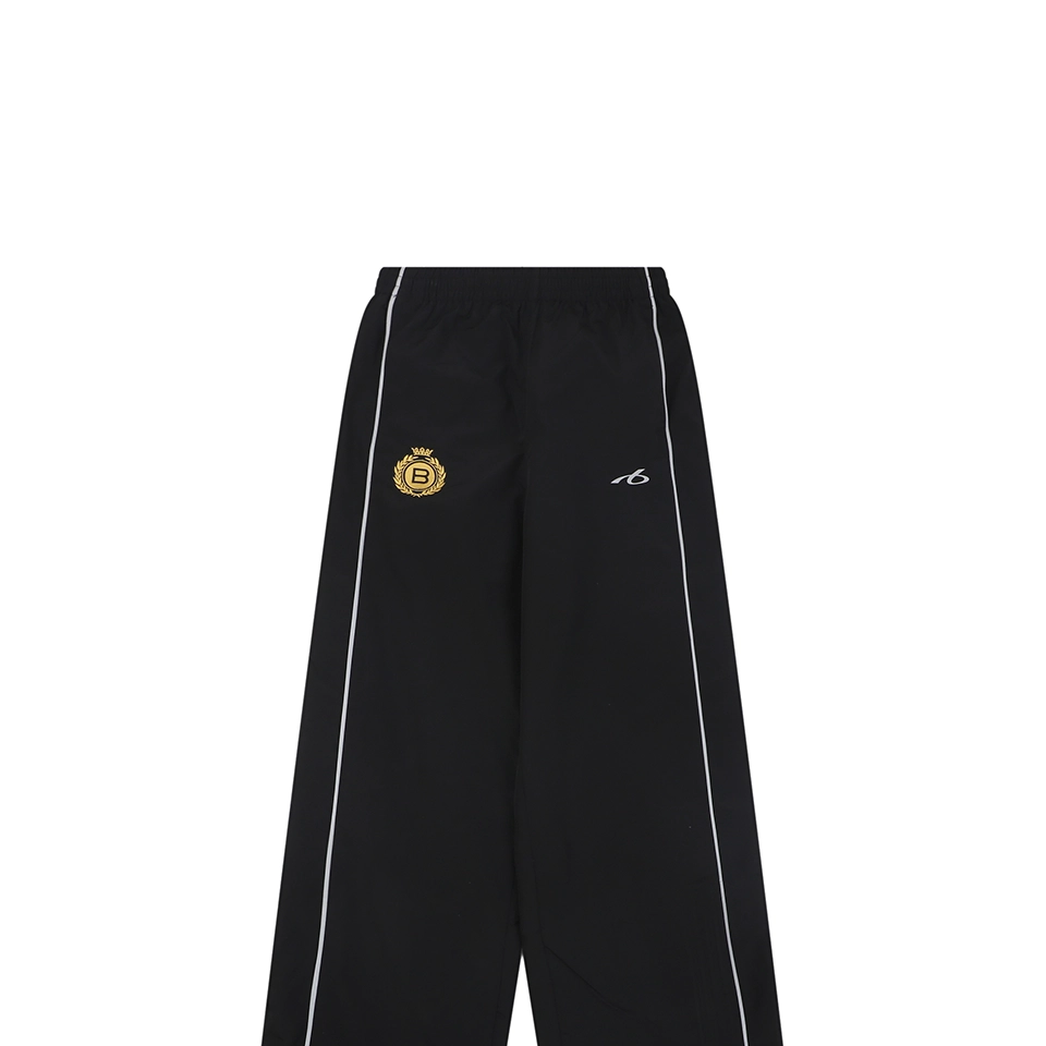 Balenciaga Reflective Trim Woven Wide-Leg Pants