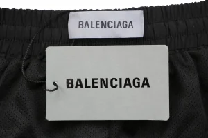 Balenciaga Reflective Trim Woven Wide-Leg Pants Brand label