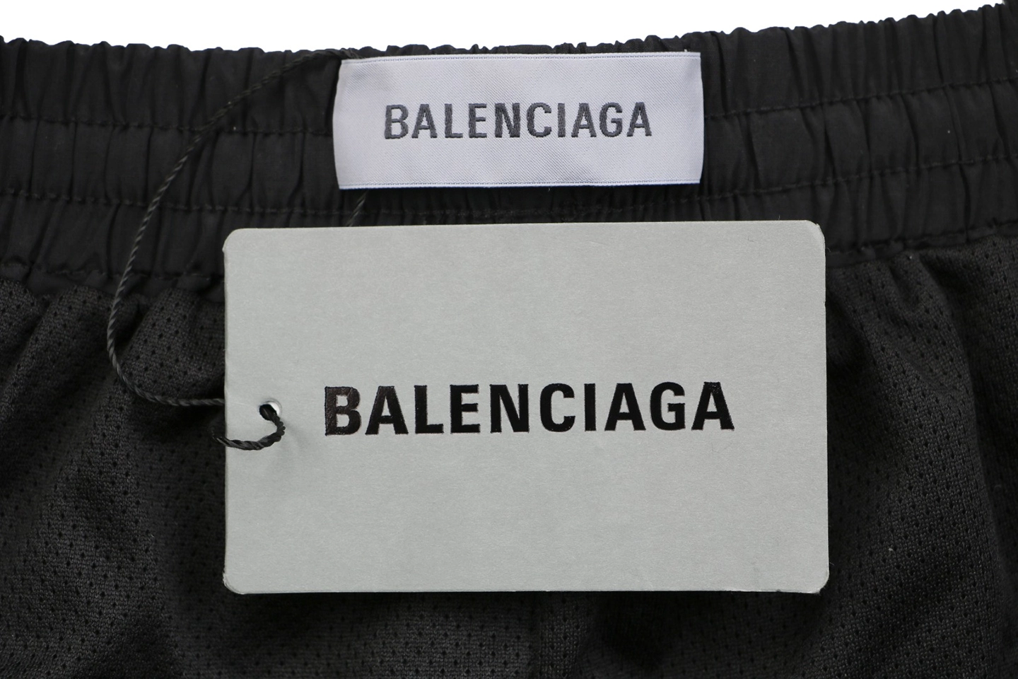 Balenciaga Reflective Trim Woven Wide-Leg Pants Brand label