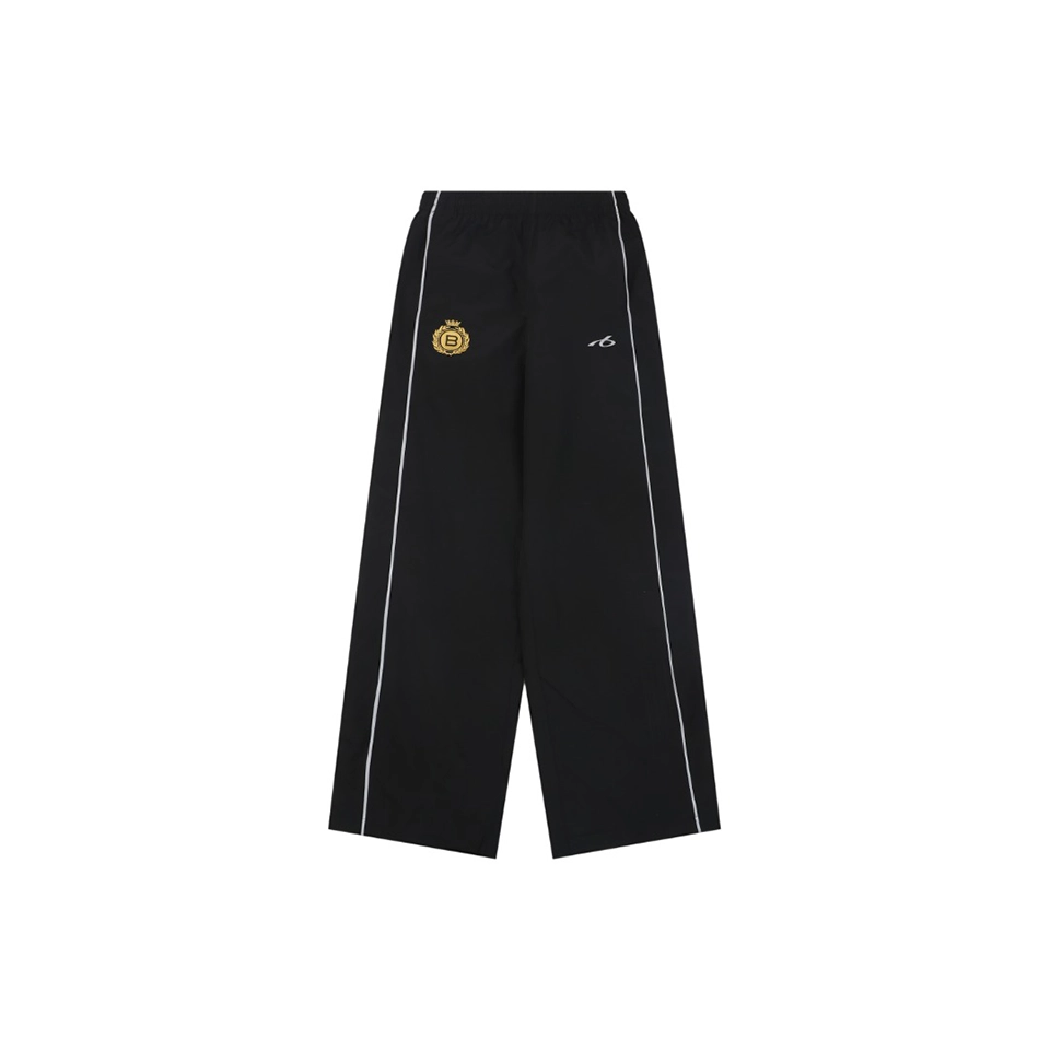 Balenciaga Reflective Trim Woven Wide-Leg Pants Front view