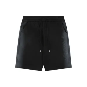 Balenciaga Side Logo Embroidered Sweat Shorts Front view