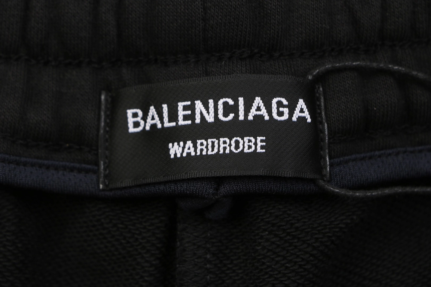 Balenciaga Side Logo Embroidered Sweat Shorts Brand label