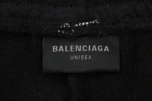 Balenciaga Small Logo Embroidered Shorts Brand label