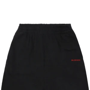 Balenciaga Small Logo Embroidered Shorts