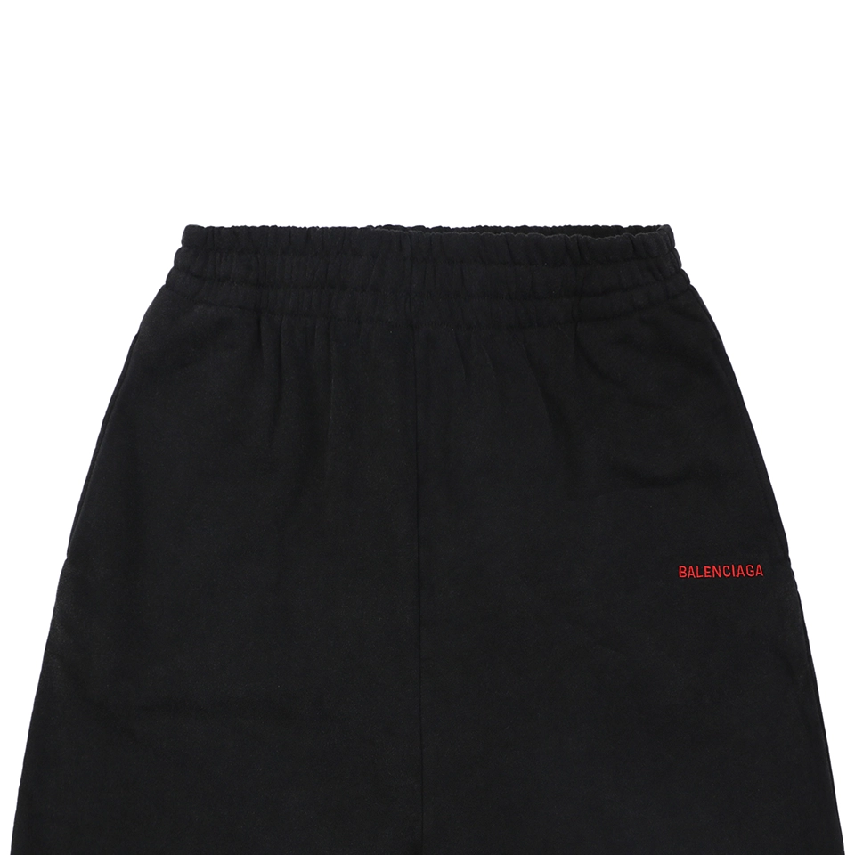 Balenciaga Small Logo Embroidered Shorts