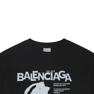 Balenciaga Sunglasses Portrait Graphic T-Shirt