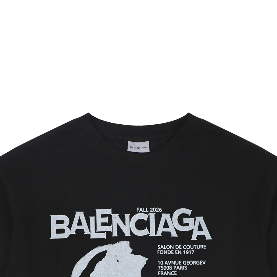 Balenciaga Sunglasses Portrait Graphic T-Shirt