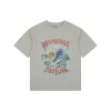 Blcg Sunset Wave Graphic T-Shirt (Grey/Black)