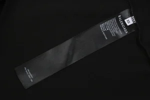 Balenciaga Sunset Wave Graphic T-Shirt Black Wash label